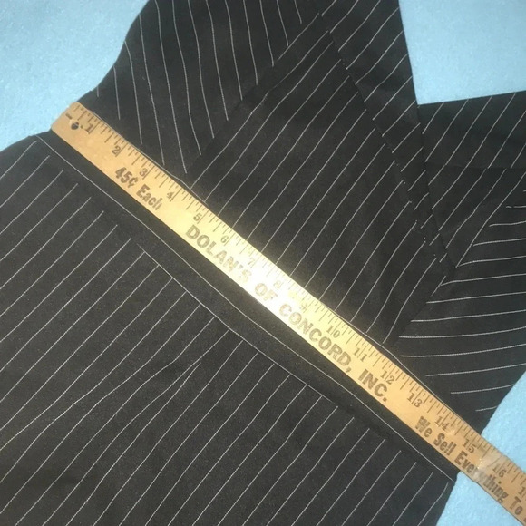 CBR Chic/Boutique/Rose romper faux wrap pinstriped adjustable straps NEW size L - Picture 8 of 8